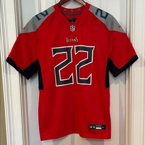 Nike Red Tennessee Titans Jersey #22 Henry